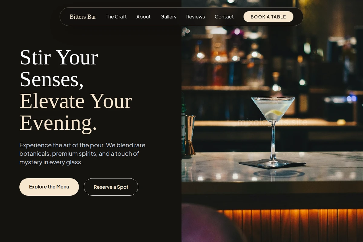 Bitters Bar
