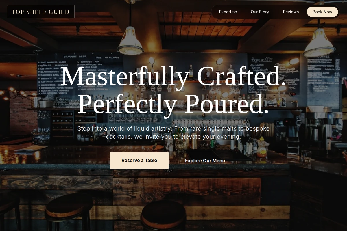 Pour Bar