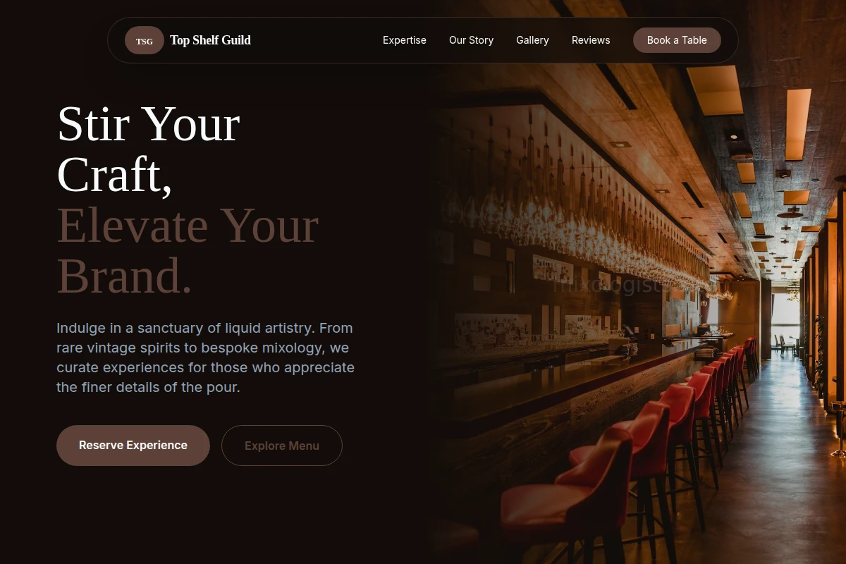 Service Bar