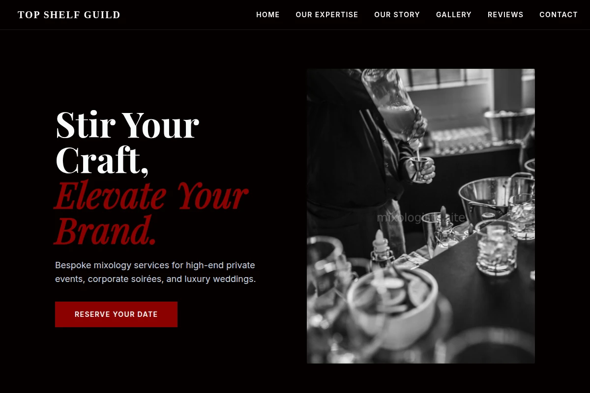Bitters Bartending