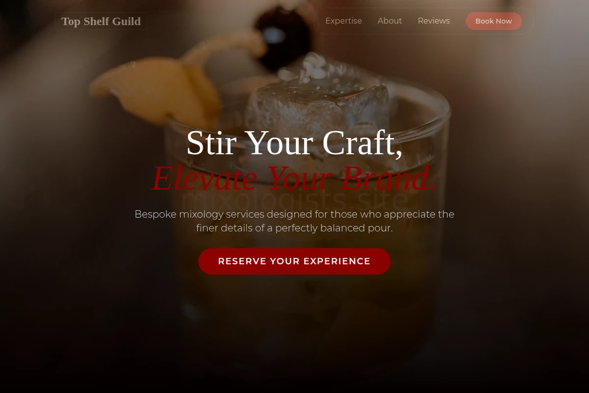 Taste Bartending