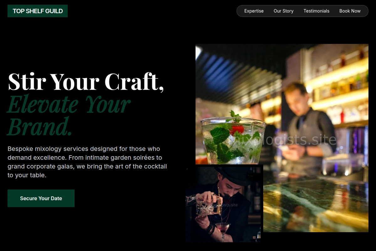 Menu Bartending