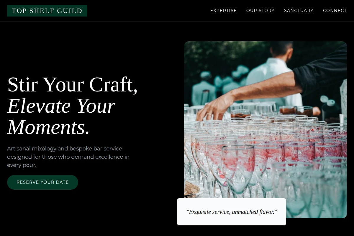 Menu Bartending