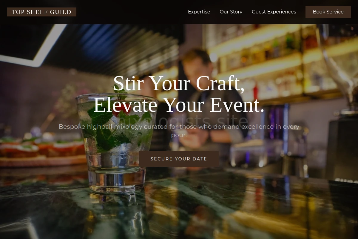 Highball Bartending