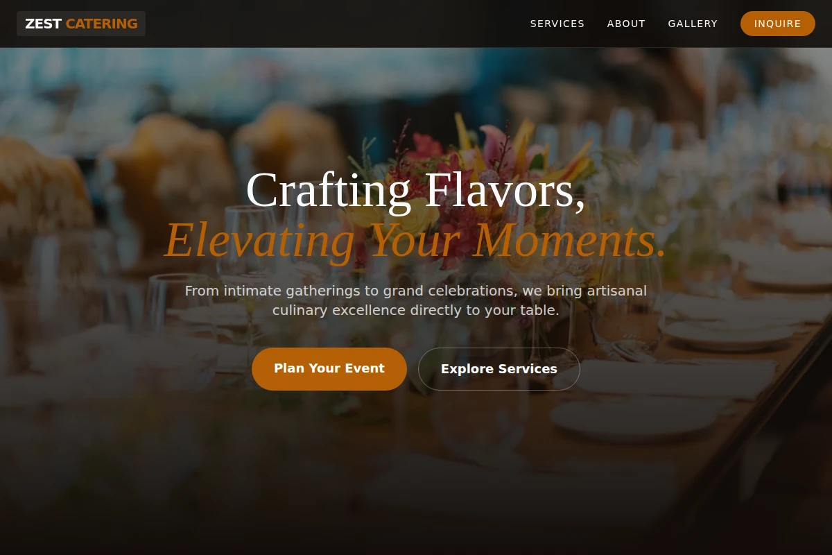 Zest Catering