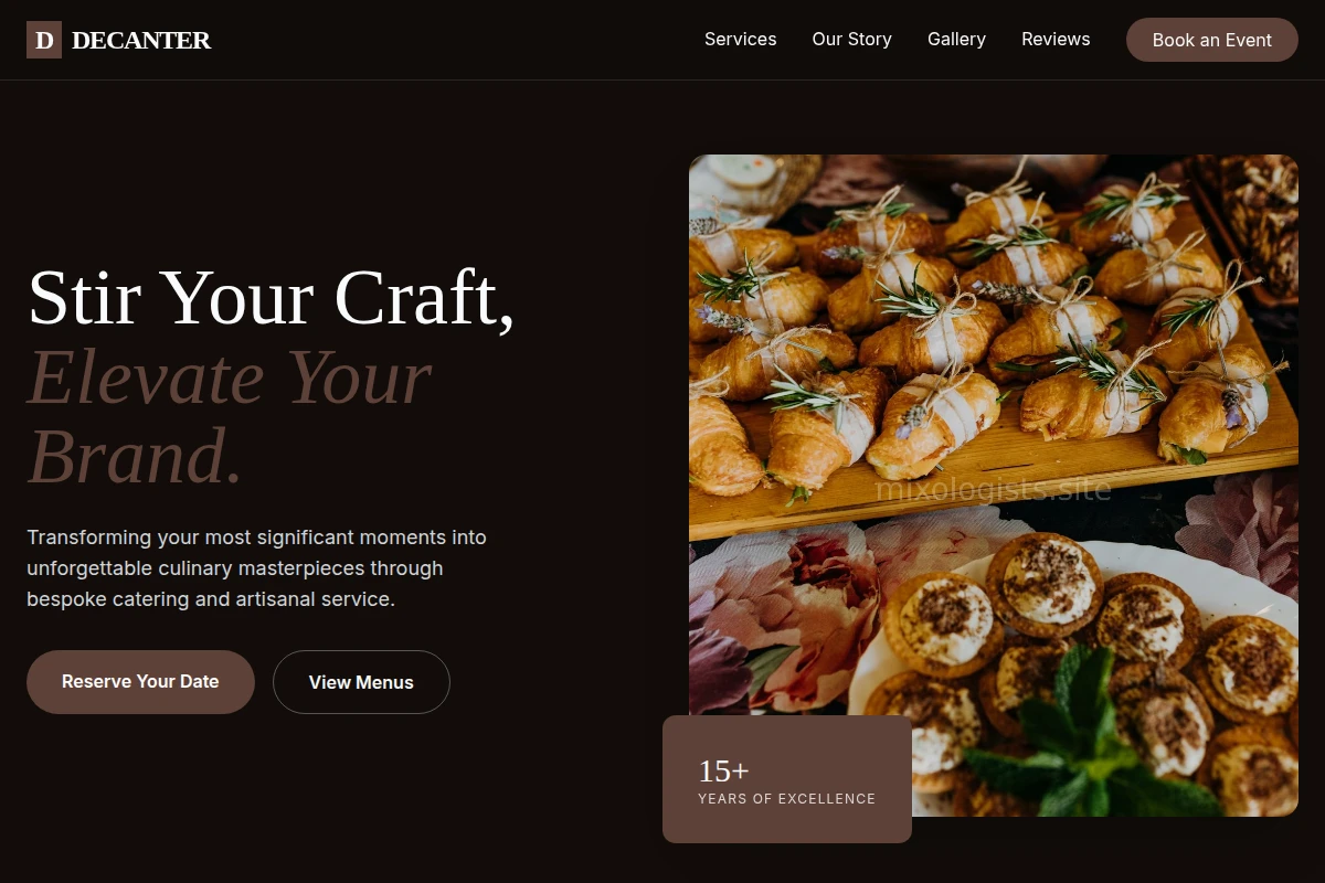 Decanter Catering