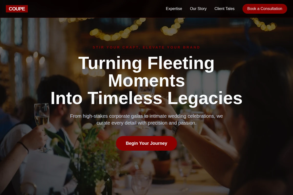 Coupe Event Planning
